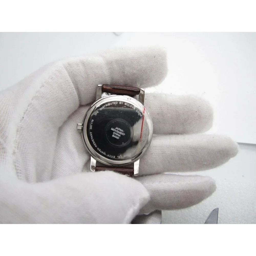 Women TFX by Bulova‎ Quartz WR Analog 32mm Dial Causal Round Watch (F655)
